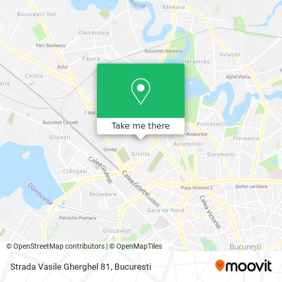 Strada Vasile Gherghel 81 map