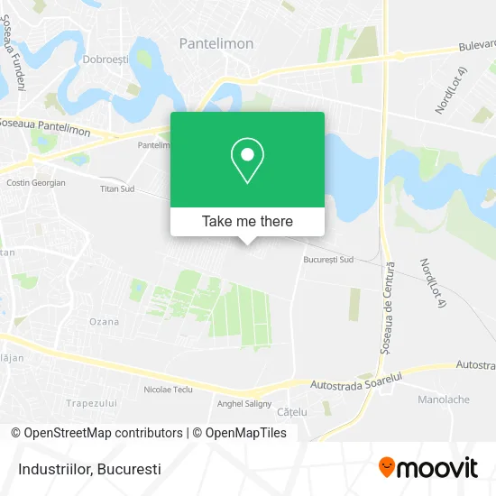 Industriilor map