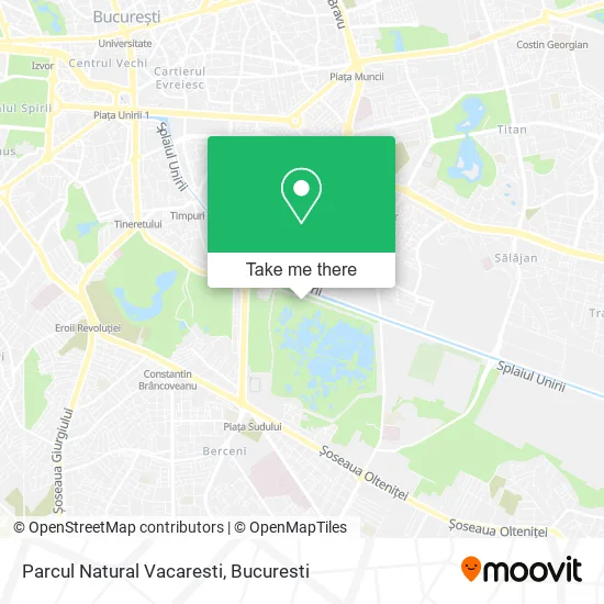 Parcul Natural Vacaresti map