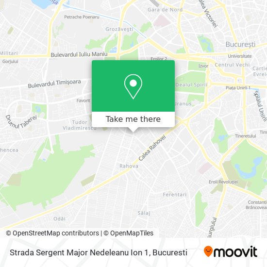 Strada Sergent Major Nedeleanu Ion 1 map