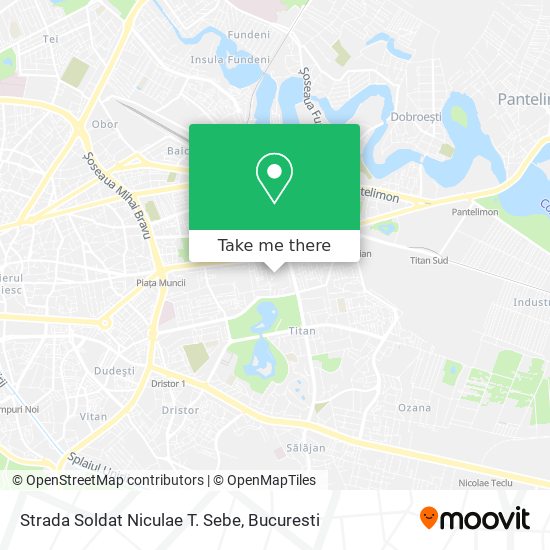 Strada Soldat Niculae T. Sebe map
