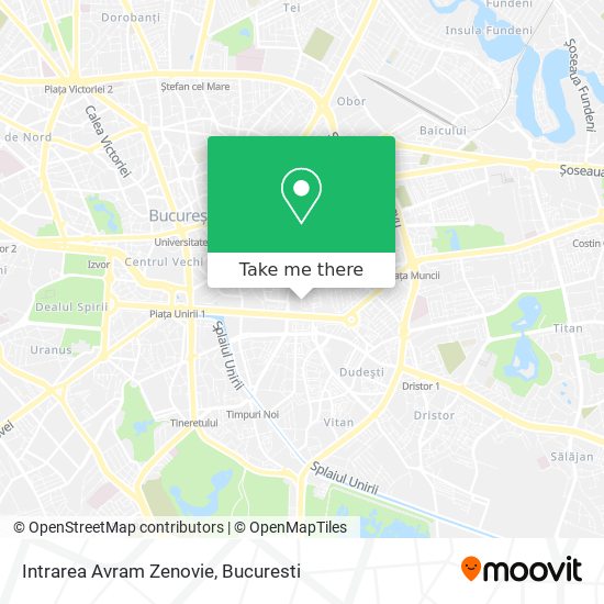 Intrarea Avram Zenovie map