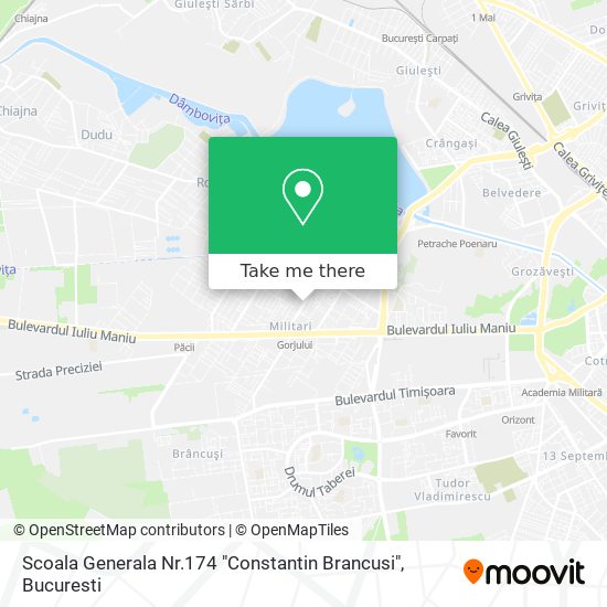 Scoala Generala Nr.174 "Constantin Brancusi" map