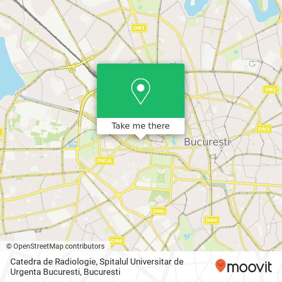 Catedra de Radiologie, Spitalul Universitar de Urgenta Bucuresti map