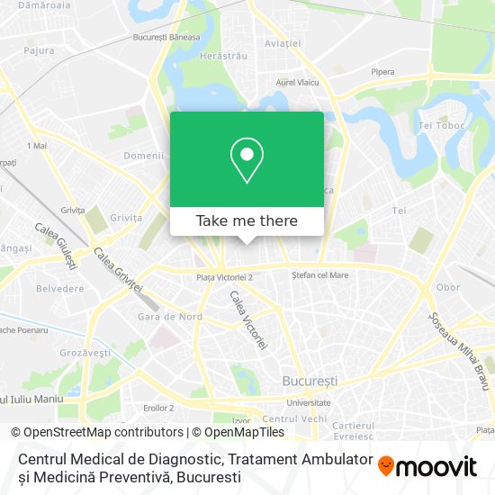 Centrul Medical de Diagnostic, Tratament Ambulator și Medicină Preventivă map