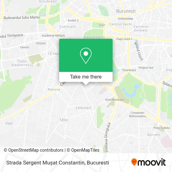 Strada Sergent Mușat Constantin map