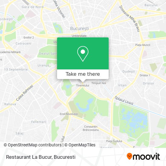 Restaurant La Bucur map