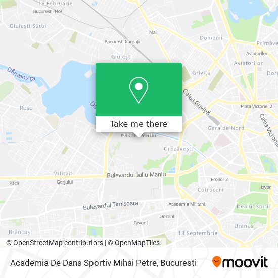 Academia De Dans Sportiv Mihai Petre map