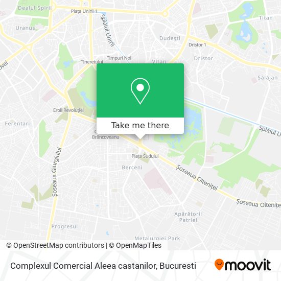 Complexul Comercial Aleea castanilor map