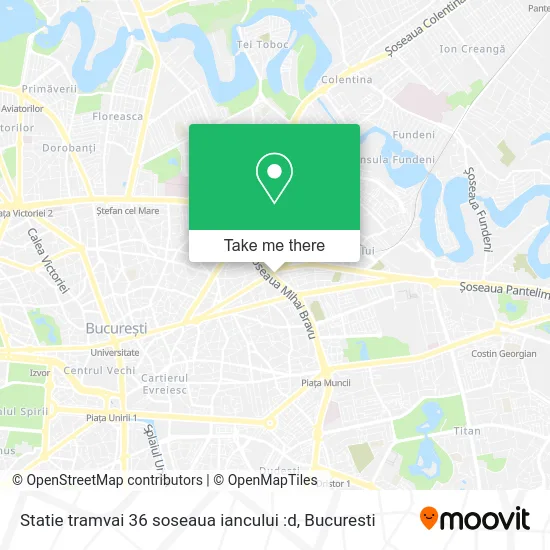 Statie tramvai 36 soseaua iancului :d map