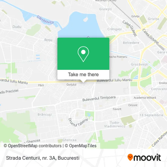 Strada Centurii, nr. 3A map
