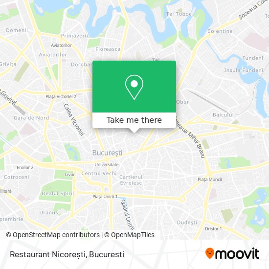 Restaurant Nicorești map