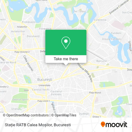 Stație RATB Calea Moșilor map