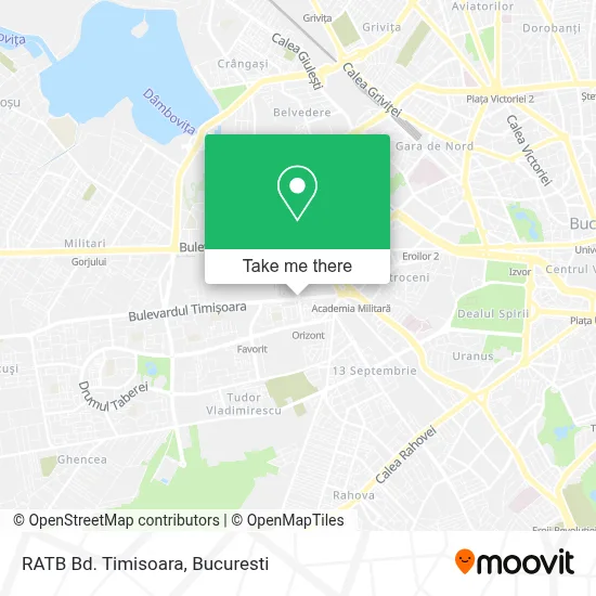 RATB Bd. Timisoara map