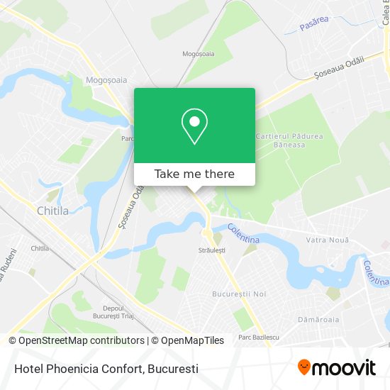 Hotel Phoenicia Confort map