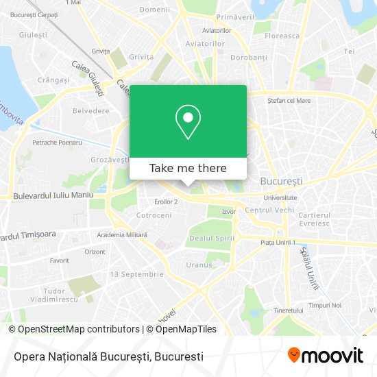 Opera Națională București map