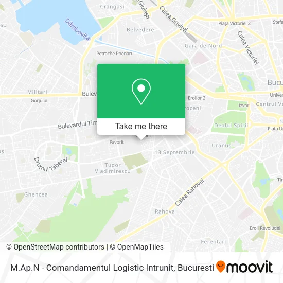 M.Ap.N - Comandamentul Logistic Intrunit map