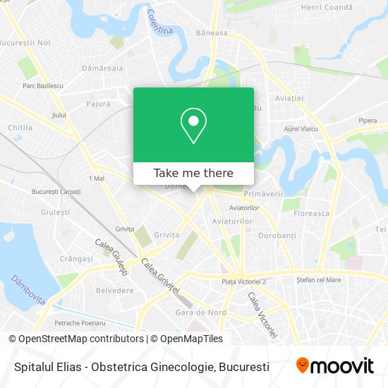 Spitalul Elias - Obstetrica Ginecologie map