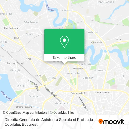 Directia Generala de Asistenta Sociala si Protectia Copilului map