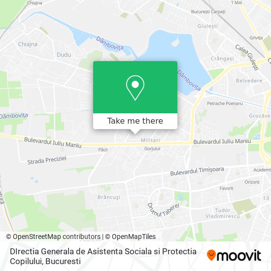 DIrectia Generala de Asistenta Sociala si Protectia Copilului map