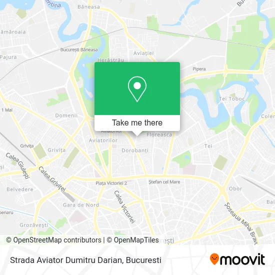 Strada Aviator Dumitru Darian map