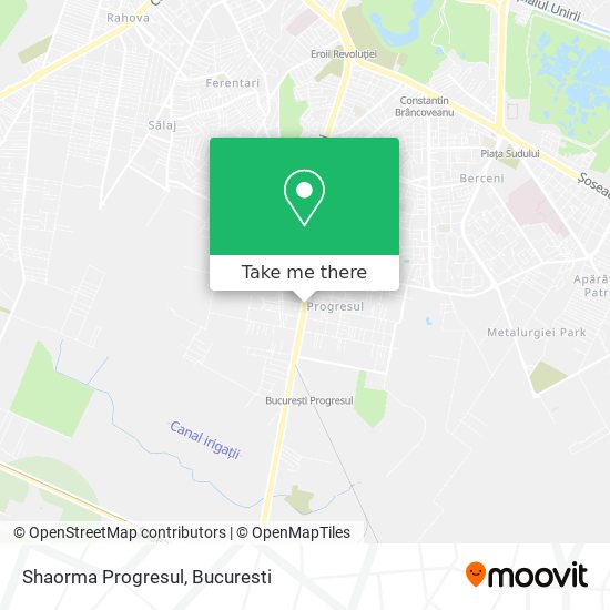 Shaorma Progresul map