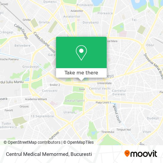 Centrul Medical Memormed map