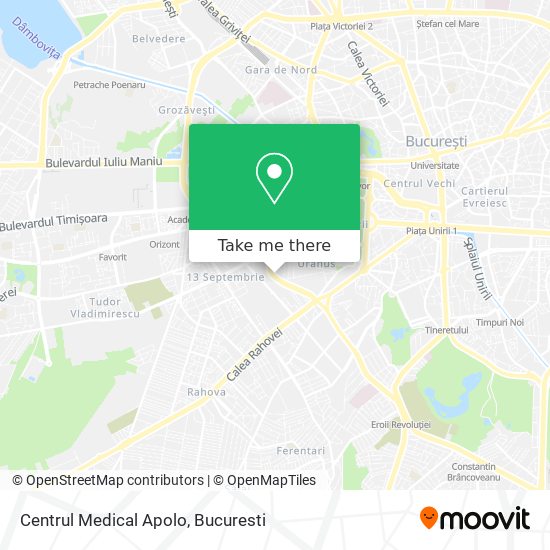 Centrul Medical Apolo map