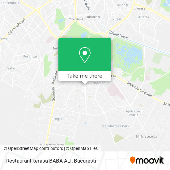 Restaurant-terasa BABA ALI map