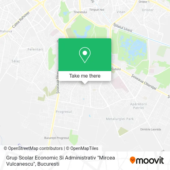 Grup Scolar Economic Si Administrativ "Mircea Vulcanescu" map