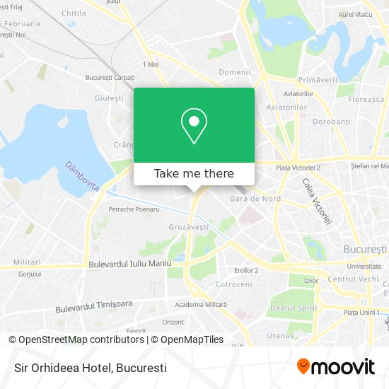 Sir Orhideea Hotel map