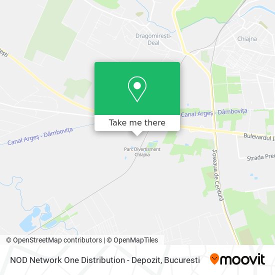NOD Network One Distribution - Depozit map