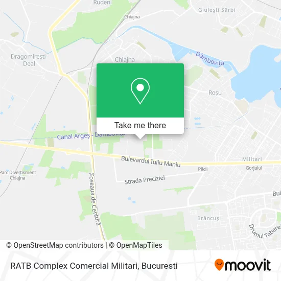 RATB Complex Comercial Militari map