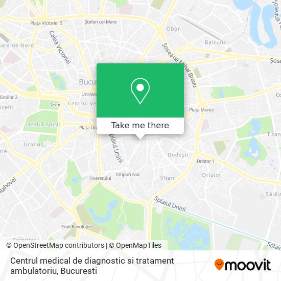 Centrul medical de diagnostic si tratament ambulatoriu map