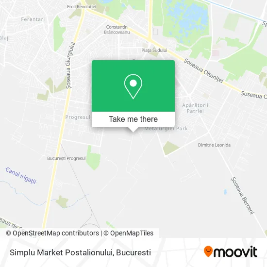 Simplu Market Postalionului map