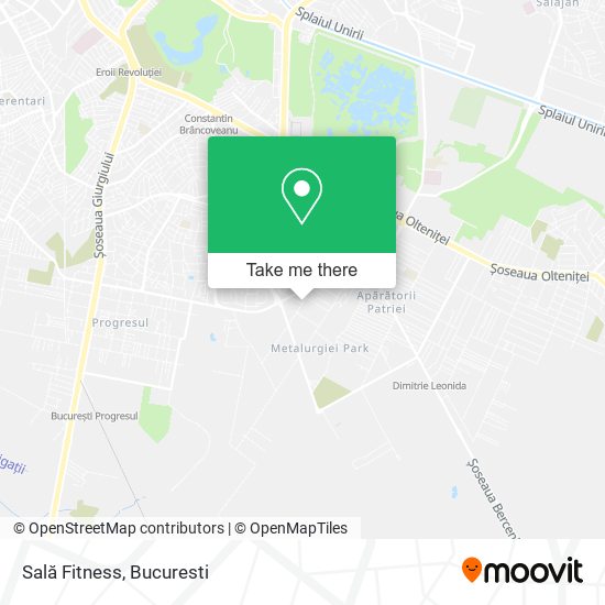 Sală Fitness map