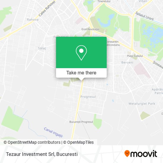 Tezaur Investment Srl map