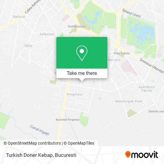 Turkish Doner Kebap map