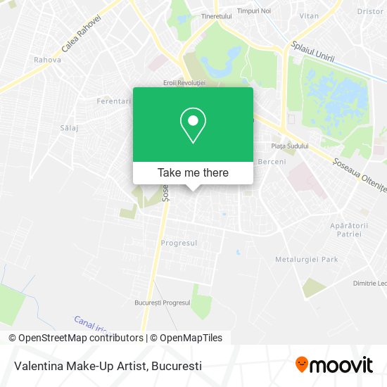 Valentina Make-Up Artist map