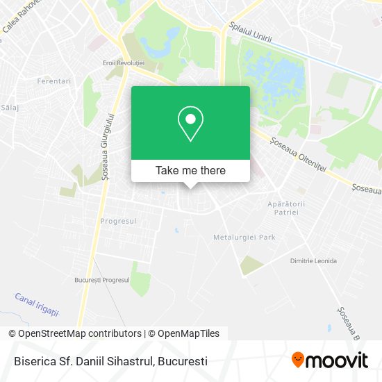 Biserica Sf. Daniil Sihastrul map