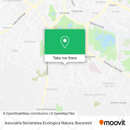 Asociatia Societatea Ecologica Natura map