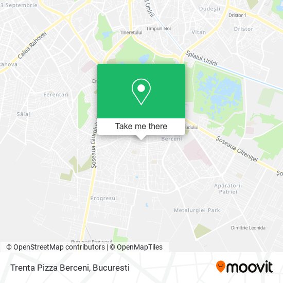 Trenta Pizza Berceni map