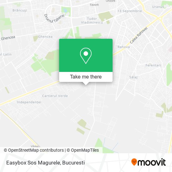 Easybox Sos Magurele map
