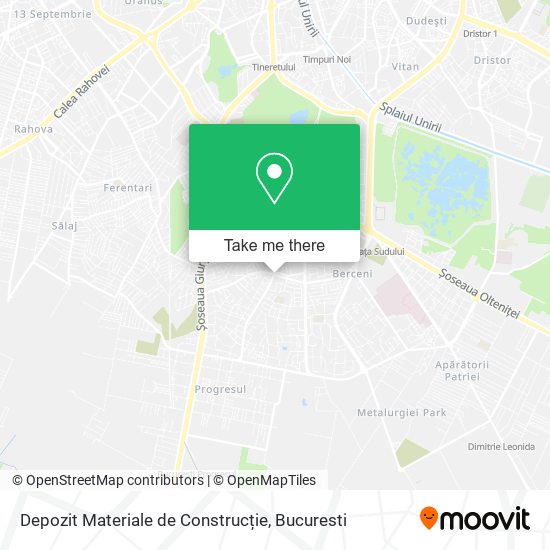 Depozit Materiale de Construcție map