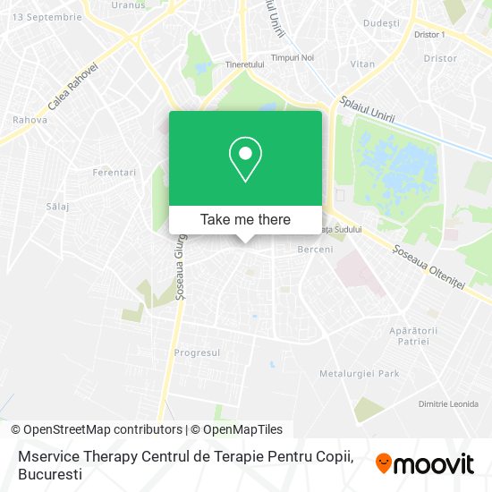 Mservice Therapy Centrul de Terapie Pentru Copii map