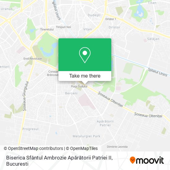Biserica Sfântul Ambrozie Apărătorii Patriei II map