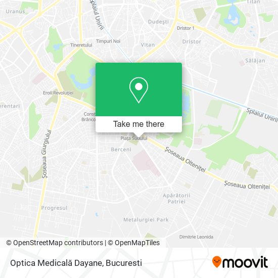 Optica Medicală Dayane map