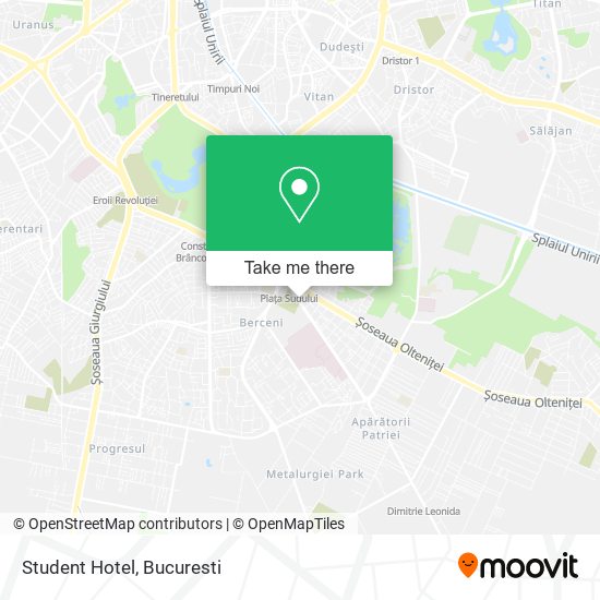 Student Hotel map