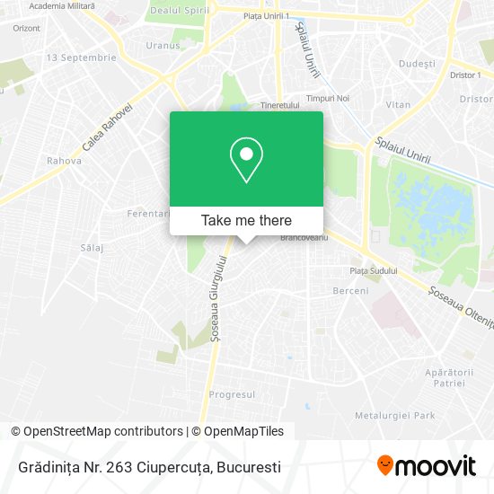 Grădinița Nr. 263 Ciupercuța map