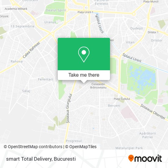 smart Total Delivery map